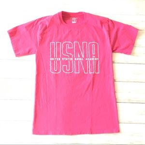 USNA pink Champion tee